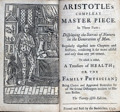 Frontispiece of a Medical Treatment by Aristotle (384-322 BC) by Unknown artist
