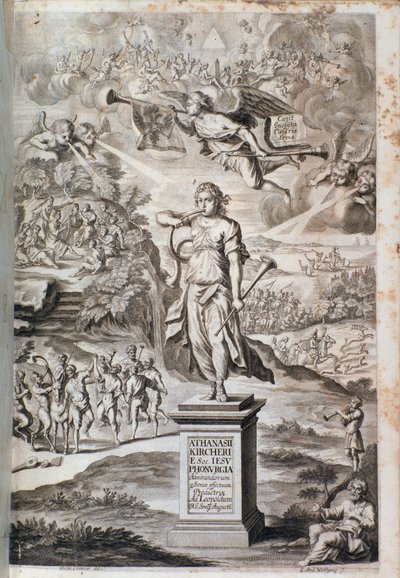 Frontispiece of Phonurgia nova by Unknown artist
