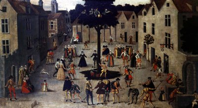 Fête de Mail, anonymous 16th century. Musee Carnavalet in Paris by Unknown artist