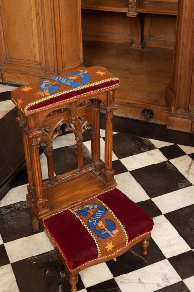 Furniture, Assistants Seat, Prie-Dieu Tapestry, 2nd Half 19th Century by Unknown artist