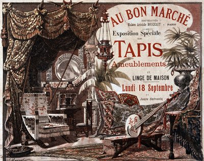 Furniture and Carpets - Advertisement of the Store 