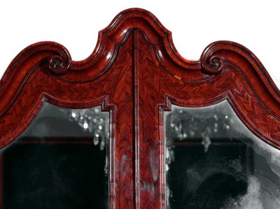 Furniture: Trumeau in Rosewood. Detail of the Upper Part. 1735 approx. Private Collection by Unknown artist