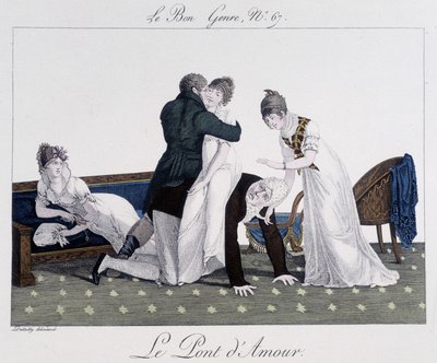 Game: the bridge of love - in Le Bon genre, no. 67 by Unknown artist