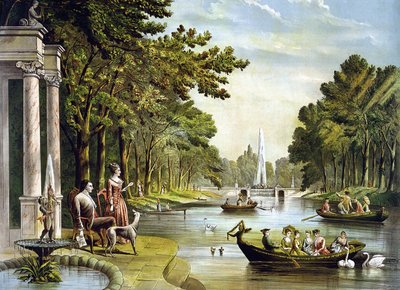 General La Fayette in his summer residence by Unknown artist
