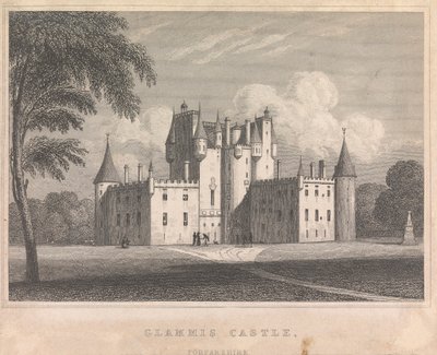 Glammis Castle, Forfarshire (detail) by Unknown artist
