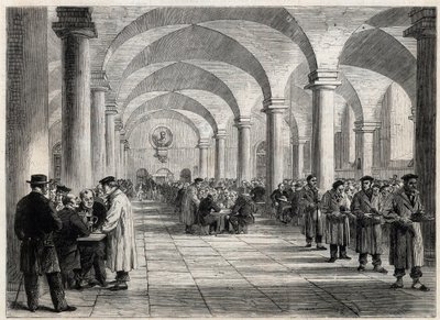 Greenwich Hospital - The West Dining Room by Unknown artist