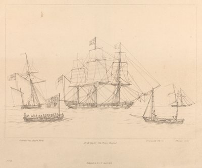 HM Yacht The Prince Regent and her ship