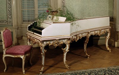Harpsichord of Wolfgang Amadeus Mozart by Unknown artist