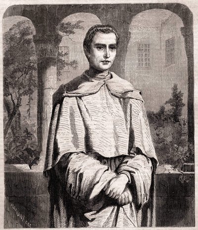 Henri Lacordaire, French Priest and Dominican (1802-1861) by Unknown artist