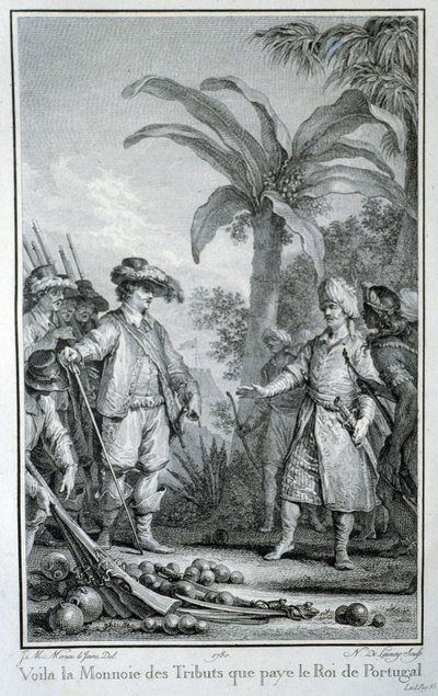 Here is the currency of tributes that the King of Portugal pays: commerce des portuguese dans les colonies - in 