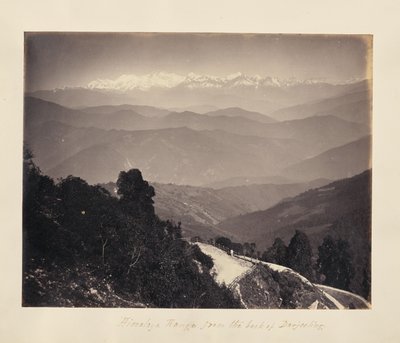 Himalaya Range from the Back of Darjeeling by Unknown artist