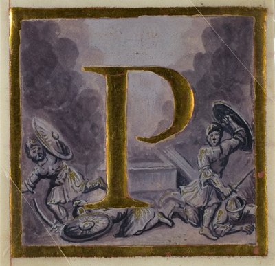 Historiated initial "P" with Resurrection from a Choirbook by Unknown artist