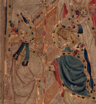 History of Saint Piat and Saint Eleutherius, Scene 10: Saint Eleutherius is Consecrated as Bishop (detail) by Unknown artist