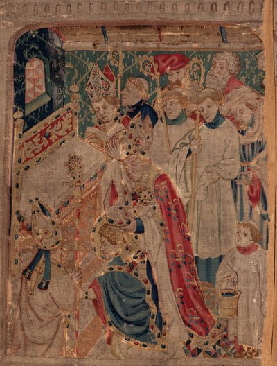 History of Saint Piat and Saint Eleuthère, Scene 10: Saint Eleuthère is sacred as bishop (detail) by Unknown artist