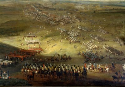 Holland War: Battle of Kokesberg (1677) also called Kochersberg (in Alsace). Anonymous painting of 1677. Chateau De Vaux Le Viscount. by Unknown artist