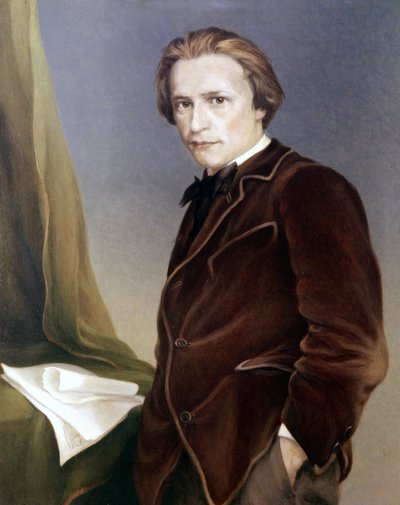Hugo Wolf, Austrian composer. 1860 - 1903 by Unknown artist