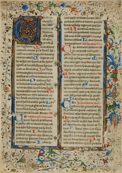 Illuminated Initial "A" from a Psalter or Breviary by Unknown artist