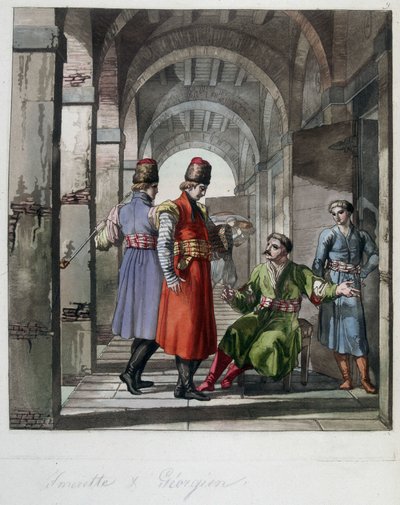 Imerette and Georgian, Caucasus. In 