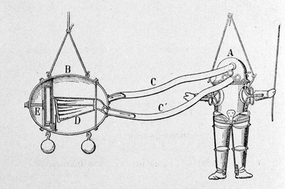 In 1772, the Frenchman S. Freminet Projected a Suit, Called the Hydrostatic Machine by Unknown artist