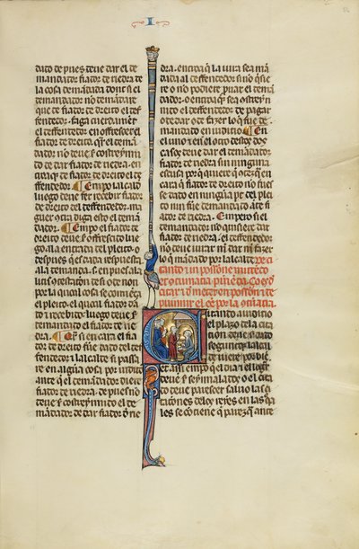 Initial C: A Judge and an Attorney Sending a Messenger to a Man Working at an Anvil by Unknown artist