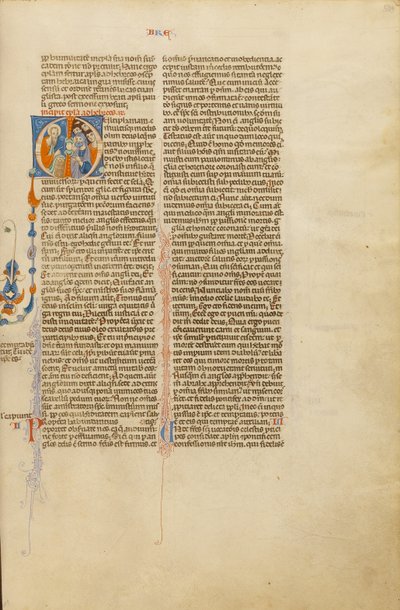 Initial M: Saint Paul Speaking to the Jews by Unknown artist