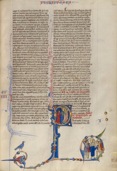 Initial P: Paul Exorcizing Demons From A Woman by Unknown artist