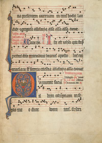 Initial Q: Saint John the Evangelist in a Vat of Boiling Oil by Unknown artist