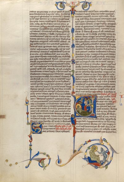 Initial V: Job Derided by His Wife and Three Friends by Unknown artist