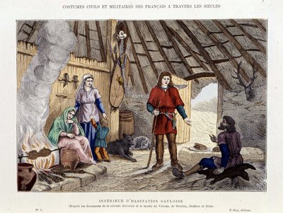 Interior of Gallic housing - in 