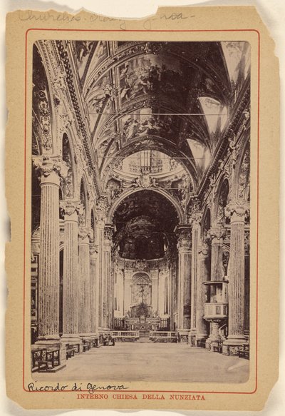 Interior of the Church of the Annunciation by Unknown artist