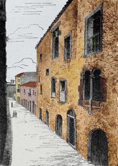 Island of Madeira. The house of Christopher Columbus in Funchal by Unknown artist