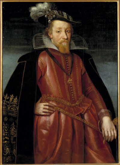 Portrait of King James I of England (1566-1625) by Unknown artist