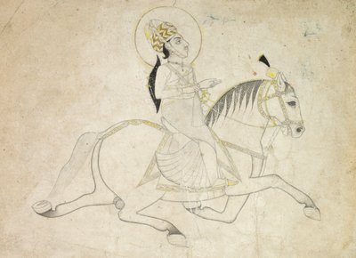 Jai Singh III of Jaipur (r. 1818-1835) Riding by Unknown artist