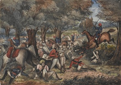Jat Horse Yeomanry at Bolwal on the Nepal Frontier by Unknown artist