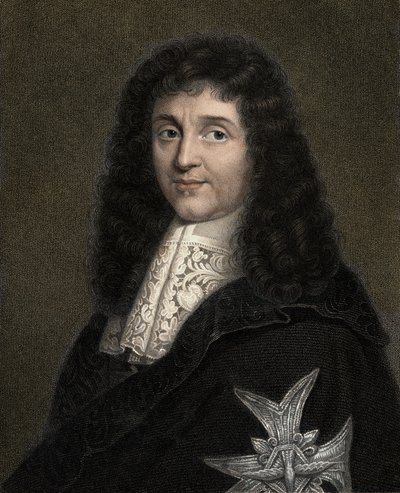 Jean Baptiste Colbert - engraving - 19th century by Unknown artist