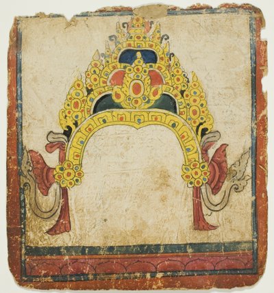Jeweled Ritual Crown, from a Set of Initiation Cards by Unknown artist