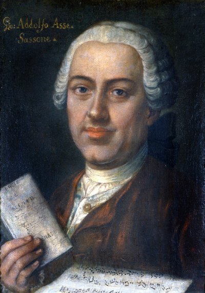 Johann Adolf Hasse, German Composer 1699-1783. Museo della Scala de Milan by Unknown artist
