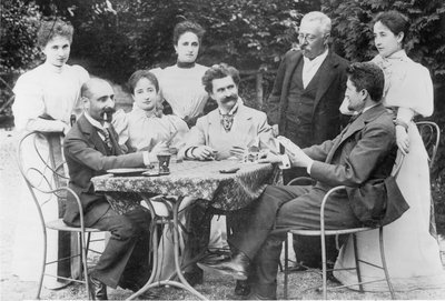 Johann Strauss in the Circles of Companions in Ischl by Unknown artist