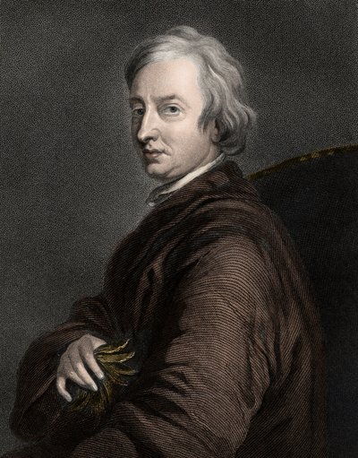 John Dryden (1631-1700) - engraving - 19th century by Unknown artist