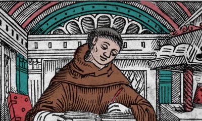 John Duns Scotus (1265? -1308), also called Jean Duns Scott or Jean Duns Scot, Franciscan philosopher. Engraving of the 16th century by Unknown artist
