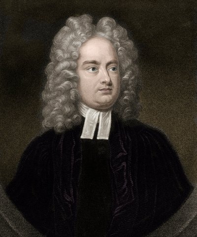 Jonathan Swift (1667-1745) - engraving - 19th century by Unknown artist