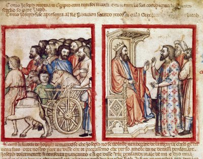 Joseph on the Left to His Father