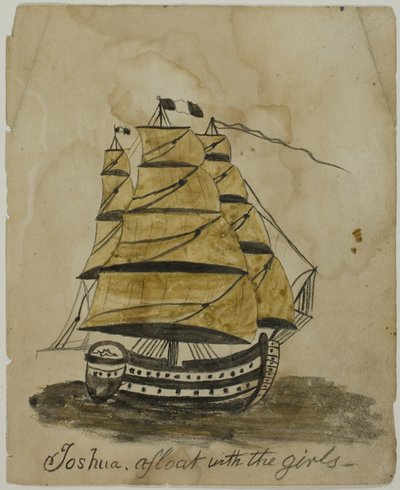 Joshua Afloat with the Girls by Unknown artist