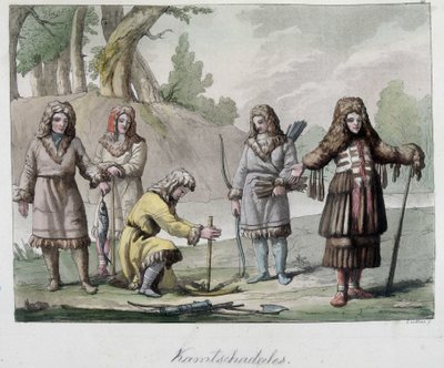 Kamtschadales people in Siberia. In 