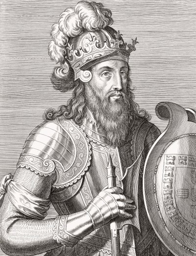 King Afonso III of Portugal by Unknown artist