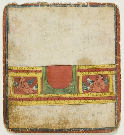 Kinnara Throne, from a Set of Initiation Cards (Tsakali) by Unknown artist