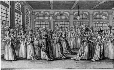 La Colonnade - in "Les Filles du Palais Royal", Frontispiece, Vol. III, ed. London by Unknown artist