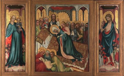 The Death of the Virgin. The Roudnice Altarpiece by Unknown artist