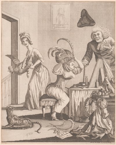 Lady Preparing for Evening at a Ball by Unknown artist