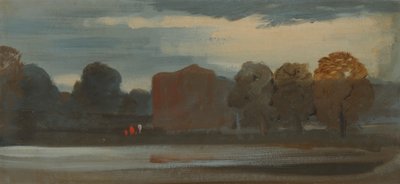 Landscape with Lake by Unknown artist